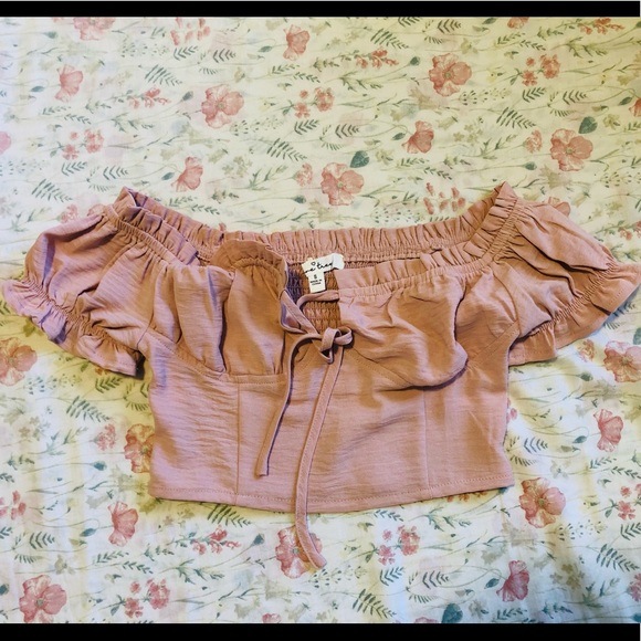 Soft pink/salmon skirt set size S - Picture 5 of 5